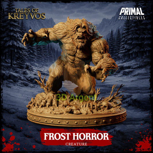 Creature - Frost Horror - Fantasy compatible D&D DragonLance Miniatures Primal