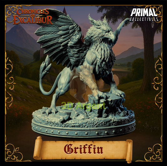 Creature - Griffin - Fantasy compatible D&D DragonLance Miniatures Primal