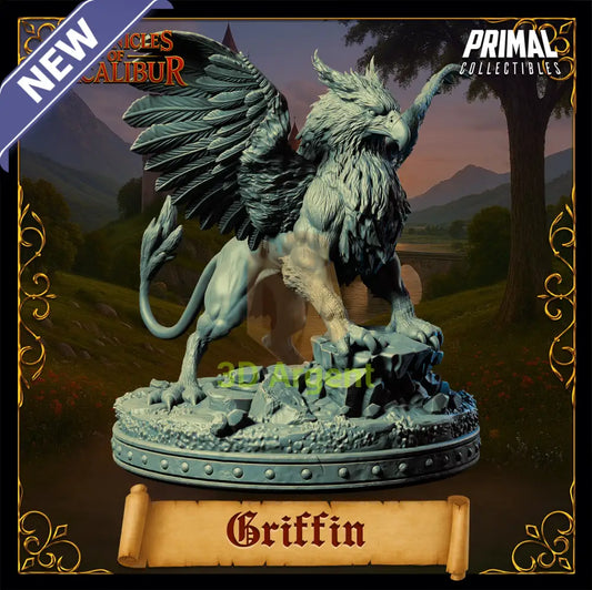 Creature - Griffin - Fantasy compatible D&D DragonLance Miniatures Primal