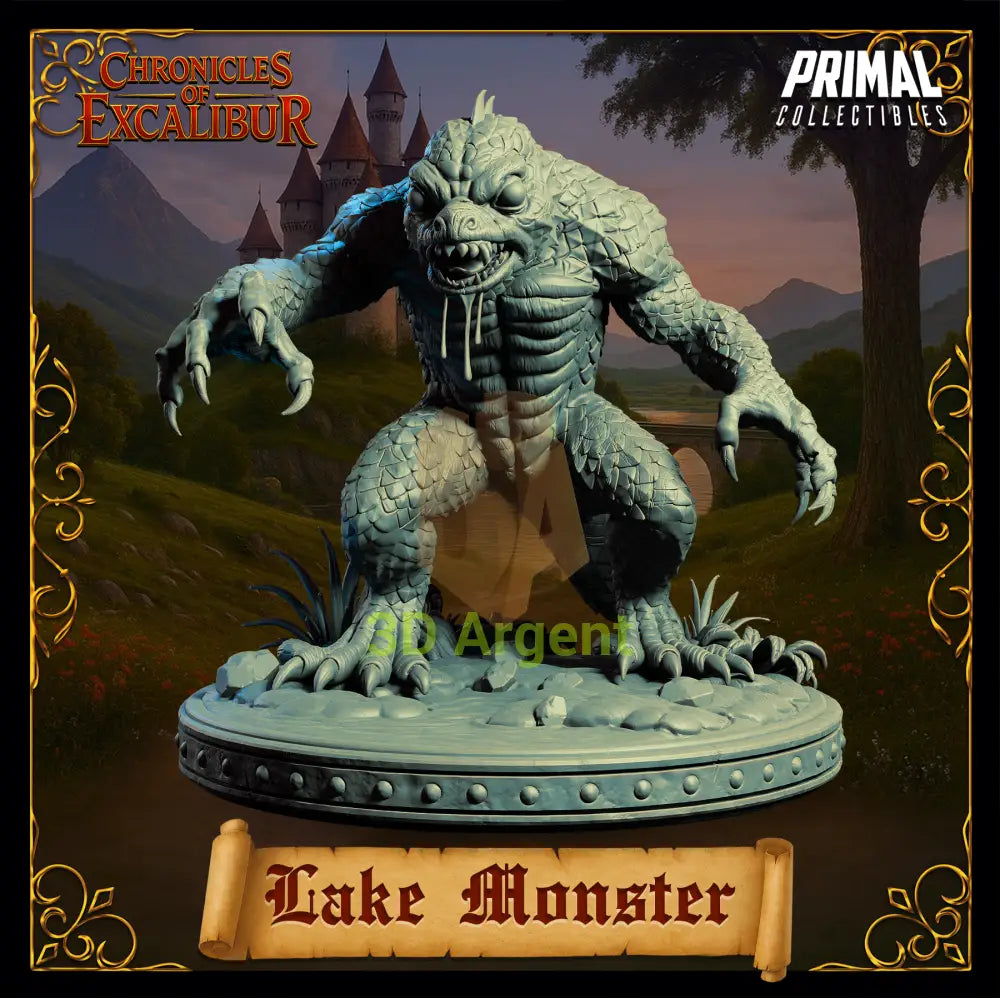 Creature - Lake Monster - Fantasy compatible D&D DragonLance Miniatures Primal