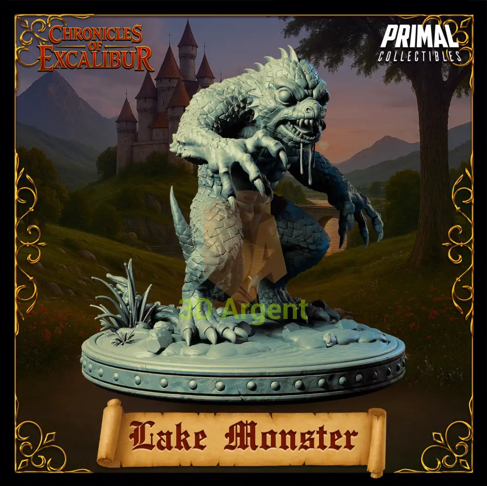 Creature - Lake Monster - Fantasy compatible D&D DragonLance Miniatures Primal
