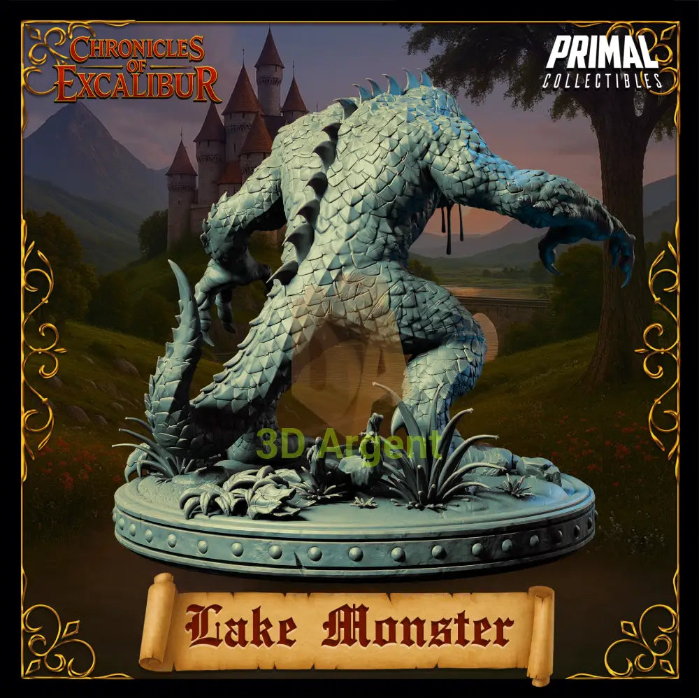 Creature - Lake Monster - Fantasy compatible D&D DragonLance Miniatures Primal