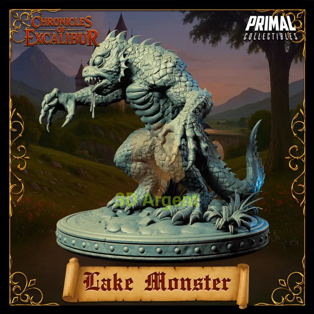 Creature - Lake Monster - Fantasy compatible D&D DragonLance Miniatures Primal