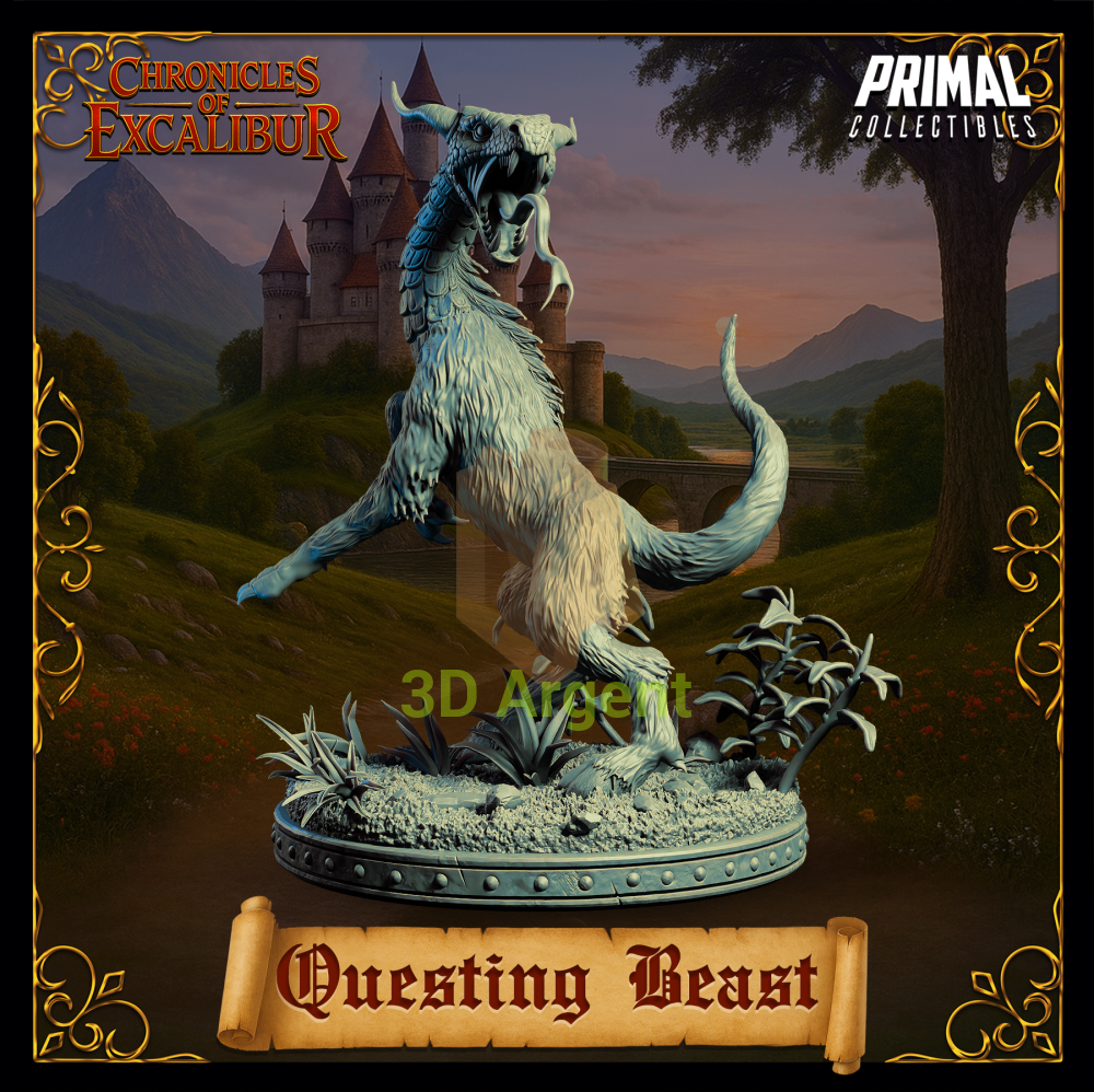 Creature - Questing Beast - Fantasy compatible D&D DragonLance Miniatures Primal