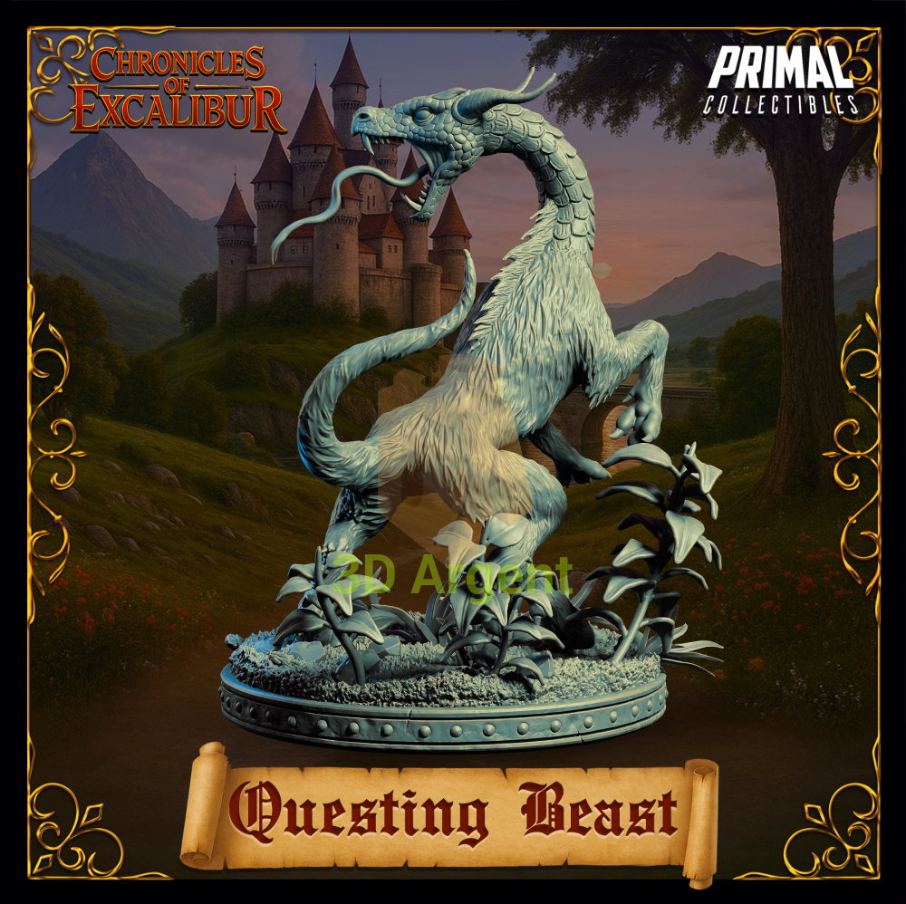 Creature - Questing Beast - Fantasy compatible D&D DragonLance Miniatures Primal