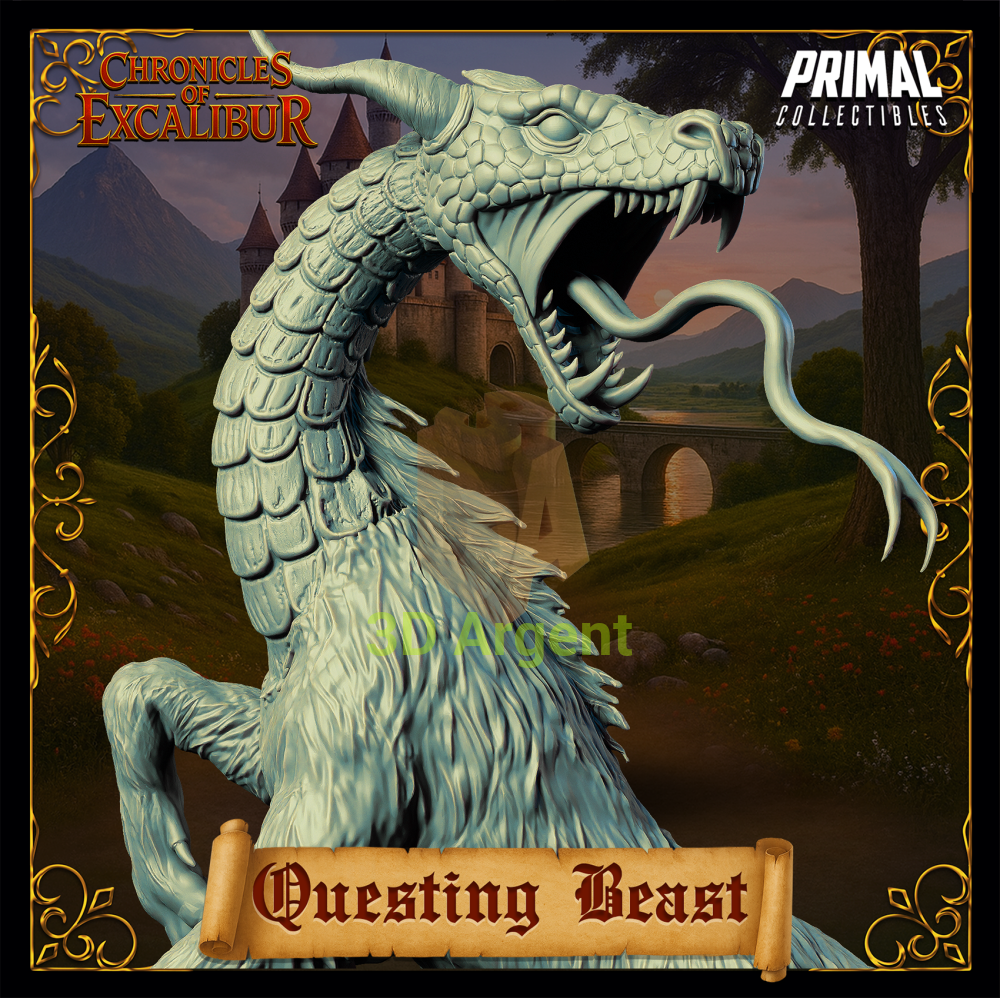 Creature - Questing Beast - Fantasy compatible D&D DragonLance Miniatures Primal