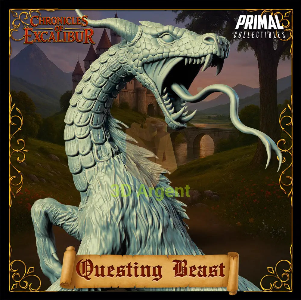 Creature - Questing Beast - Fantasy compatible D&D DragonLance Miniatures Primal