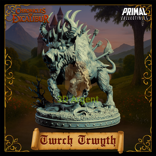 Creature - Twrch Trwyth - Fantasy compatible D&D DragonLance Miniatures Primal