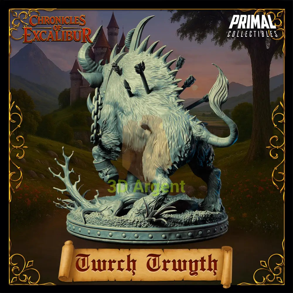 Creature - Twrch Trwyth - Fantasy compatible D&D DragonLance Miniatures Primal