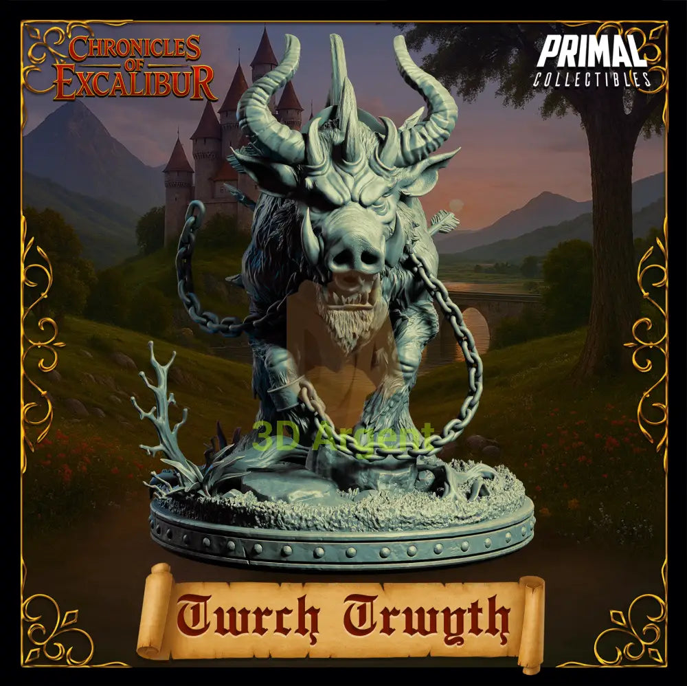 Creature - Twrch Trwyth - Fantasy compatible D&D DragonLance Miniatures Primal