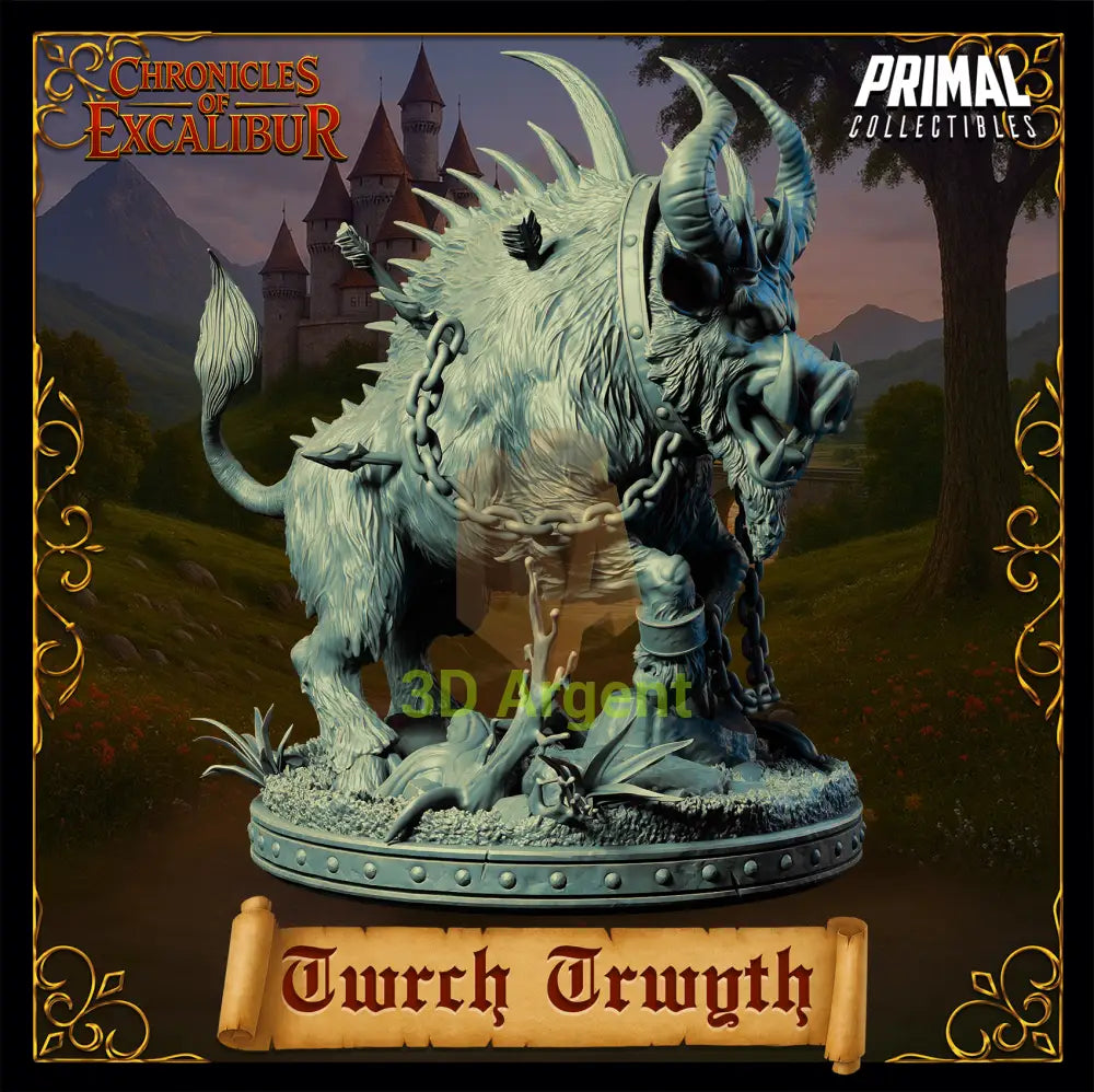 Creature - Twrch Trwyth - Fantasy compatible D&D DragonLance Miniatures Primal