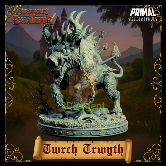 Creature - Twrch Trwyth - Fantasy compatible D&D DragonLance Miniatures Primal