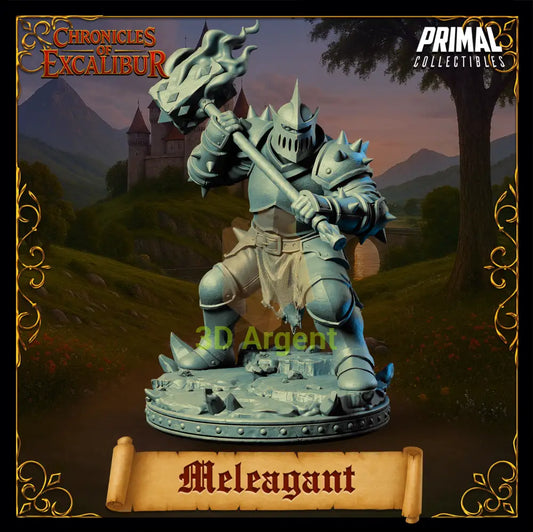 Cursed Warrior - Meleagant - Fantasy compatible D&D DragonLance Miniatures Primal