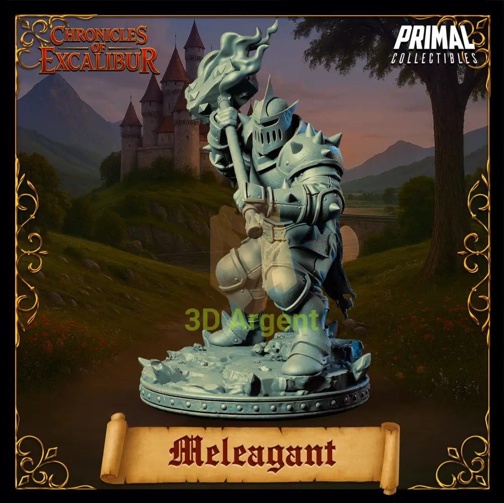 Cursed Warrior - Meleagant - Fantasy compatible D&D DragonLance Miniatures Primal