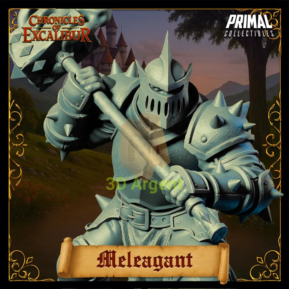 Cursed Warrior - Meleagant - Fantasy compatible D&D DragonLance Miniatures Primal