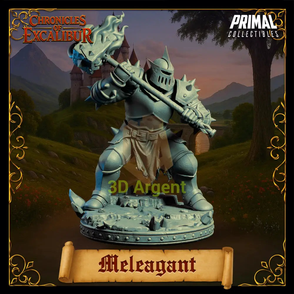 Cursed Warrior - Meleagant - Fantasy compatible D&D DragonLance Miniatures Primal
