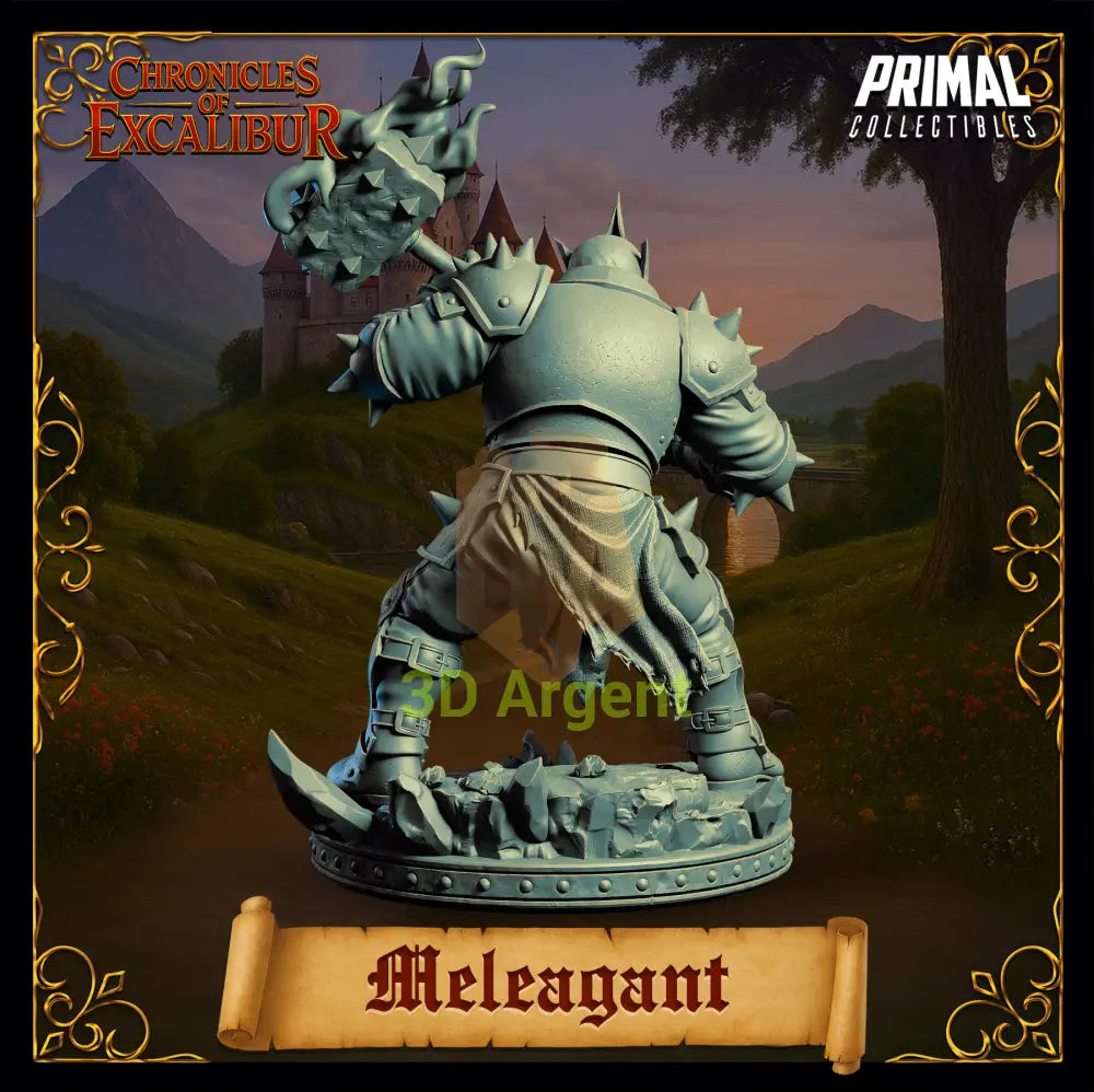 Cursed Warrior - Meleagant - Fantasy compatible D&D DragonLance Miniatures Primal