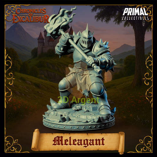 Cursed Warrior - Meleagant - Fantasy compatible D&D DragonLance Miniatures Primal
