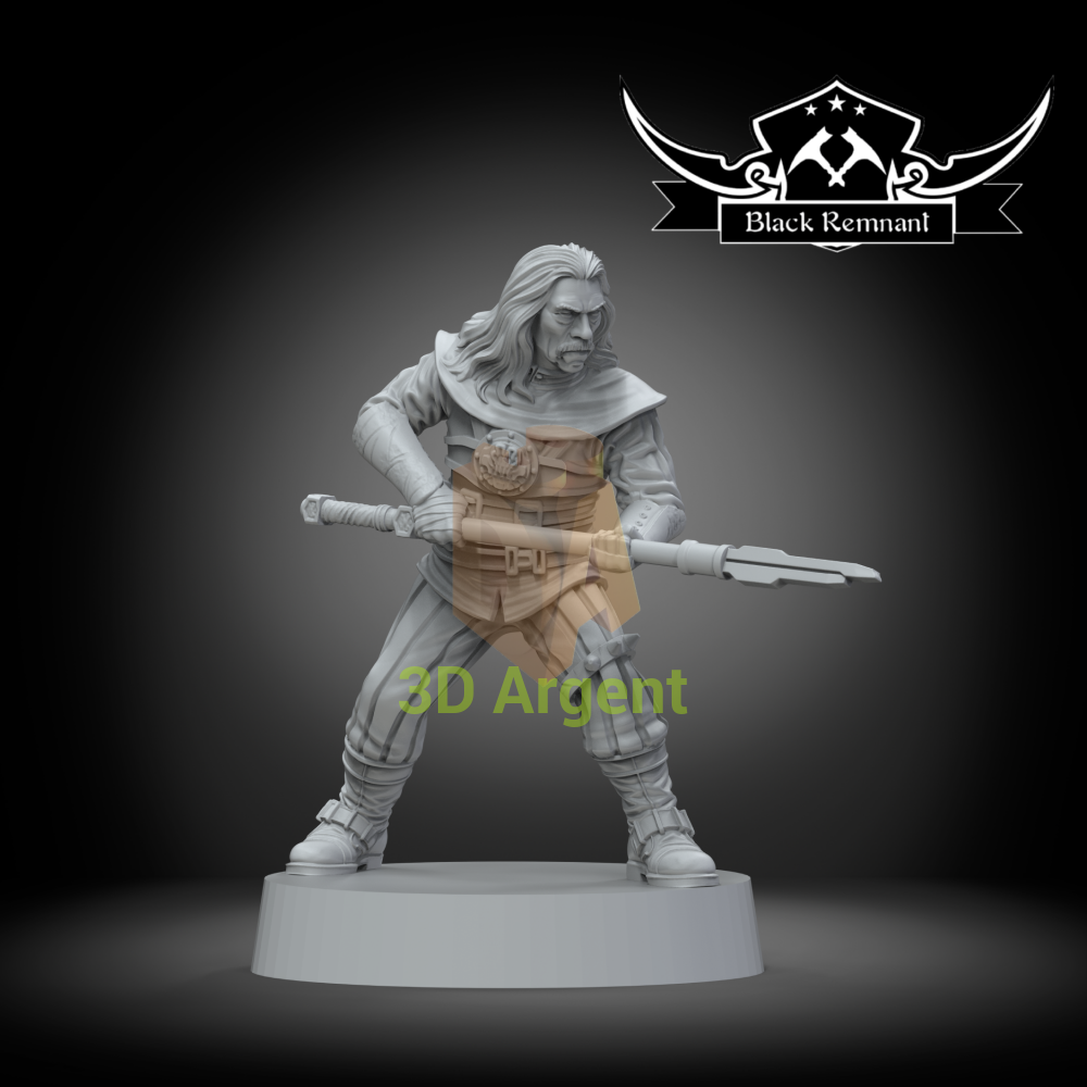 Danny Trejo Rancor Keeper – Star Wars – Black Remnant 3D Printed Resin Miniature