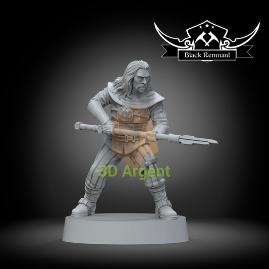 Danny Trejo Rancor Keeper – Star Wars – Black Remnant 3D Printed Resin Miniature