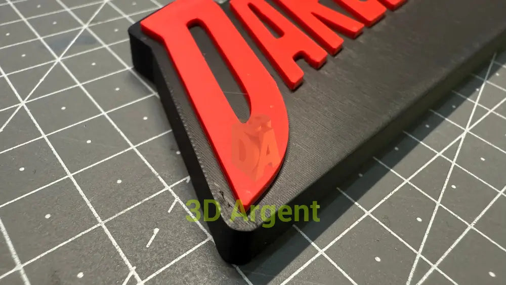 DareDevil (TV Show) Logo - 3D Printed Sign Stand Collectables:Science Fiction Collectables:Other Science Fiction Items
