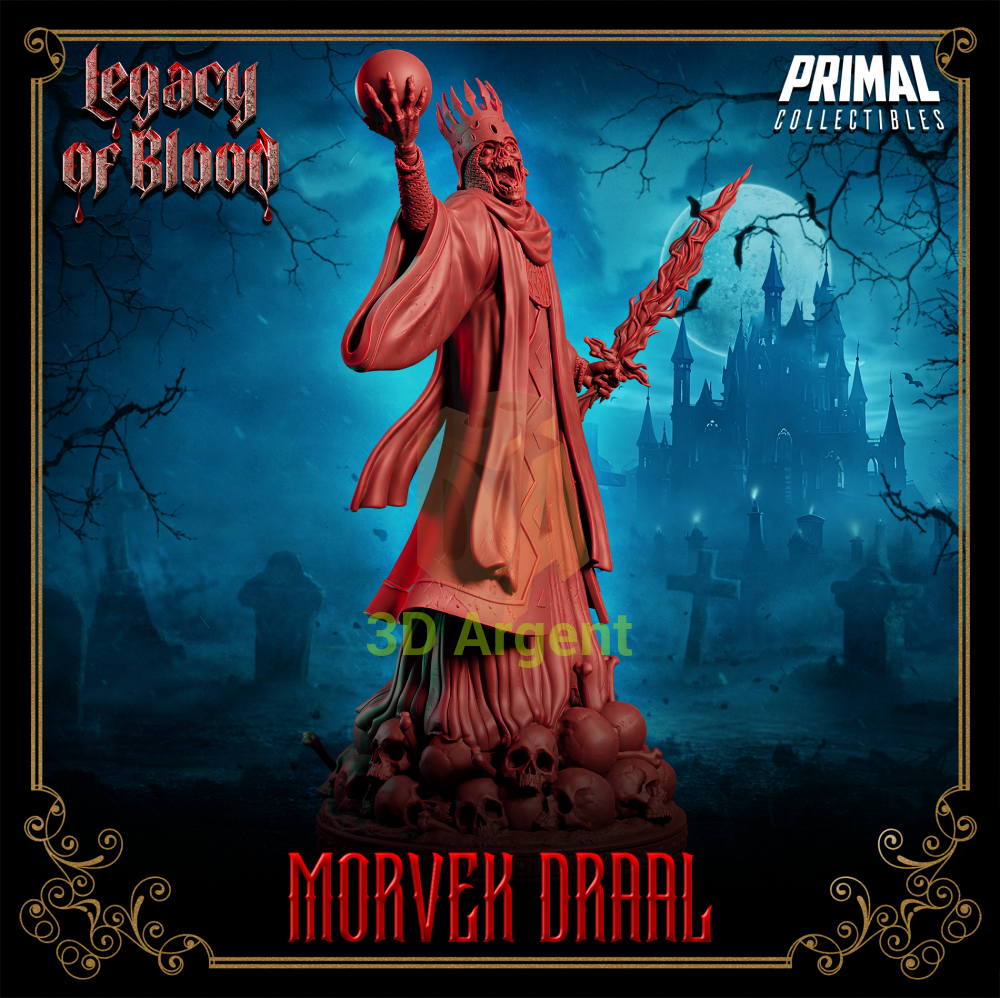 Darklord - Morvek Draal Fantasy compatible D&D DragonLance Miniatures Primal Toys & Games:Wargames &