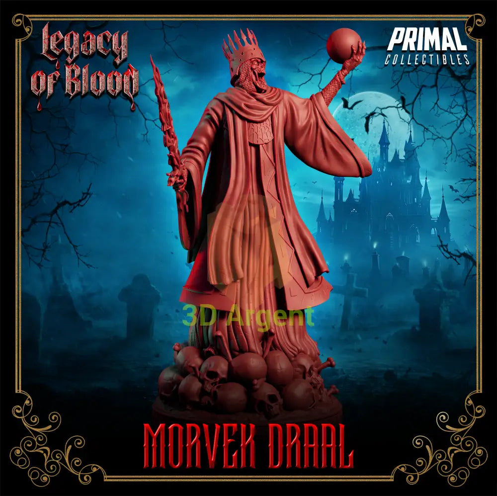 Darklord - Morvek Draal Fantasy compatible D&D DragonLance Miniatures Primal Toys & Games:Wargames &