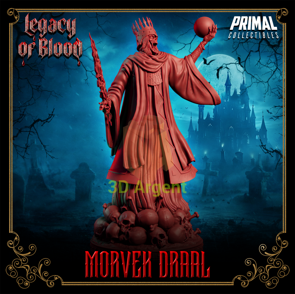 Darklord - Morvek Draal Fantasy compatible D&D DragonLance Miniatures Primal Toys & Games:Wargames &