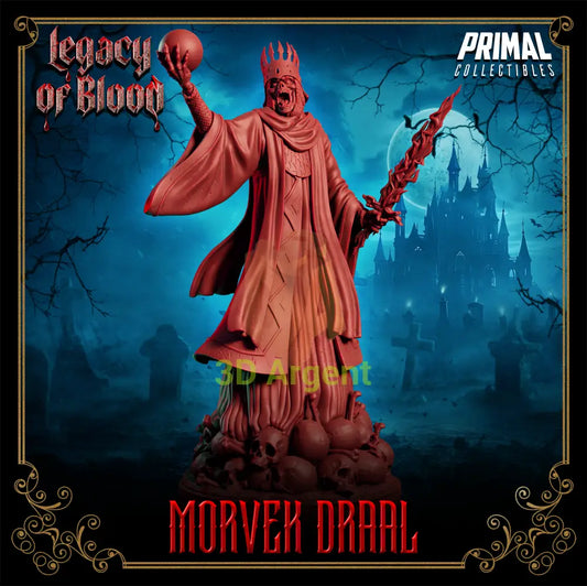 Darklord - Morvek Draal Fantasy compatible D&D DragonLance Miniatures Primal Toys & Games:Wargames &