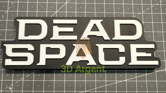Dead Space Logo - 3D Printed Sign Stand Collectables:Science Fiction Collectables:Other Science Fiction Items