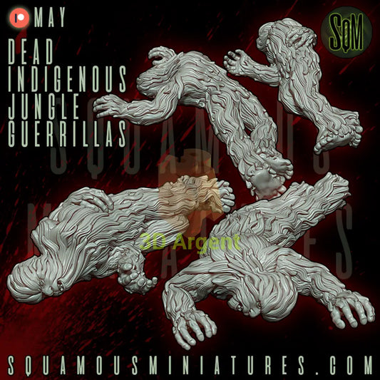 Dead Indigenous Jungle Guerrillas - Star Wars Legion Miniature | Squamous - Toys & Games:Wargames & Role-Playing:Star