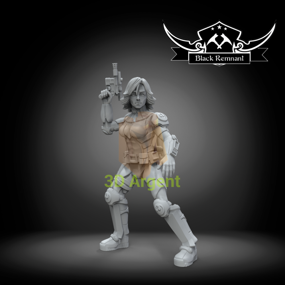 Deena Shan - Star Wars Legion compatible 3D Printed Resin Miniatures Toys & Games:Wargames & Role-Playing:Star Wars