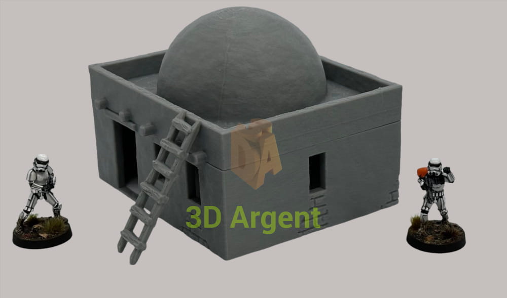 Desert Arabic homestead Buildings Terrain Legion WW2 D&D scifi 28mm wargame Toys & Games:Wargames &