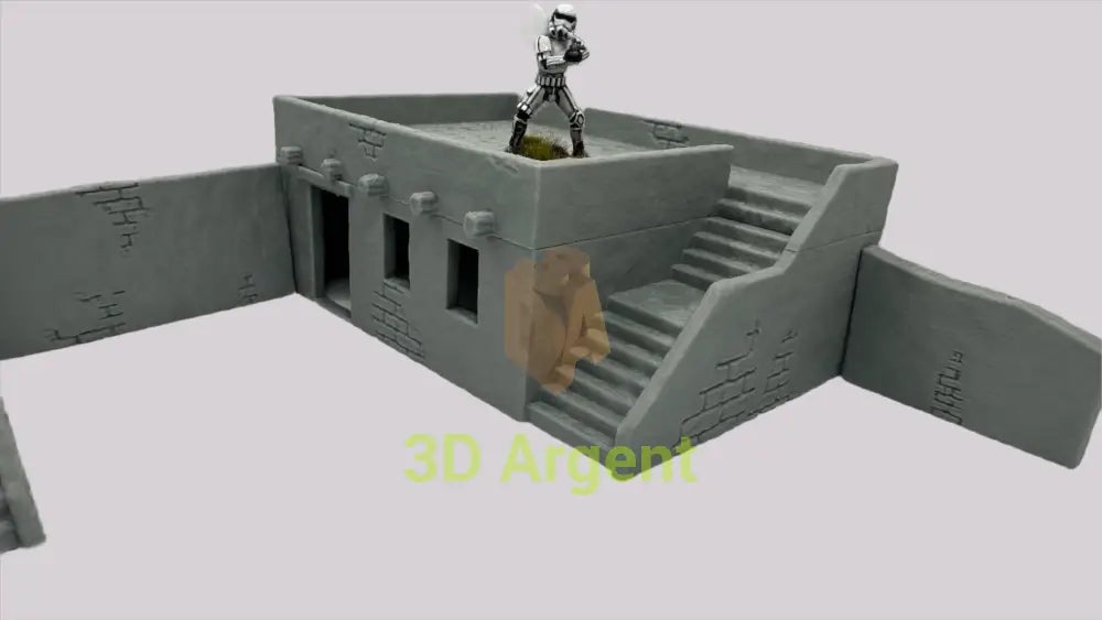 Desert Arabic homestead Buildings Terrain Legion WW2 D&D scifi 28mm wargame Toys & Games:Wargames &