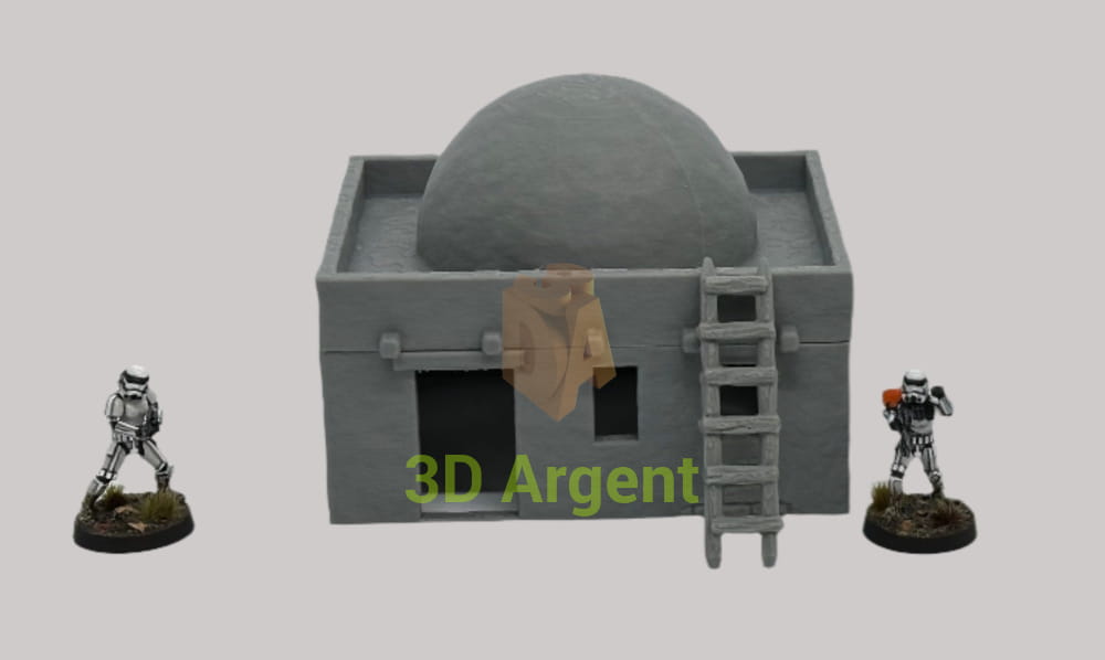 Desert Arabic homestead Buildings Terrain Legion WW2 D&D scifi 28mm wargame Toys & Games:Wargames &