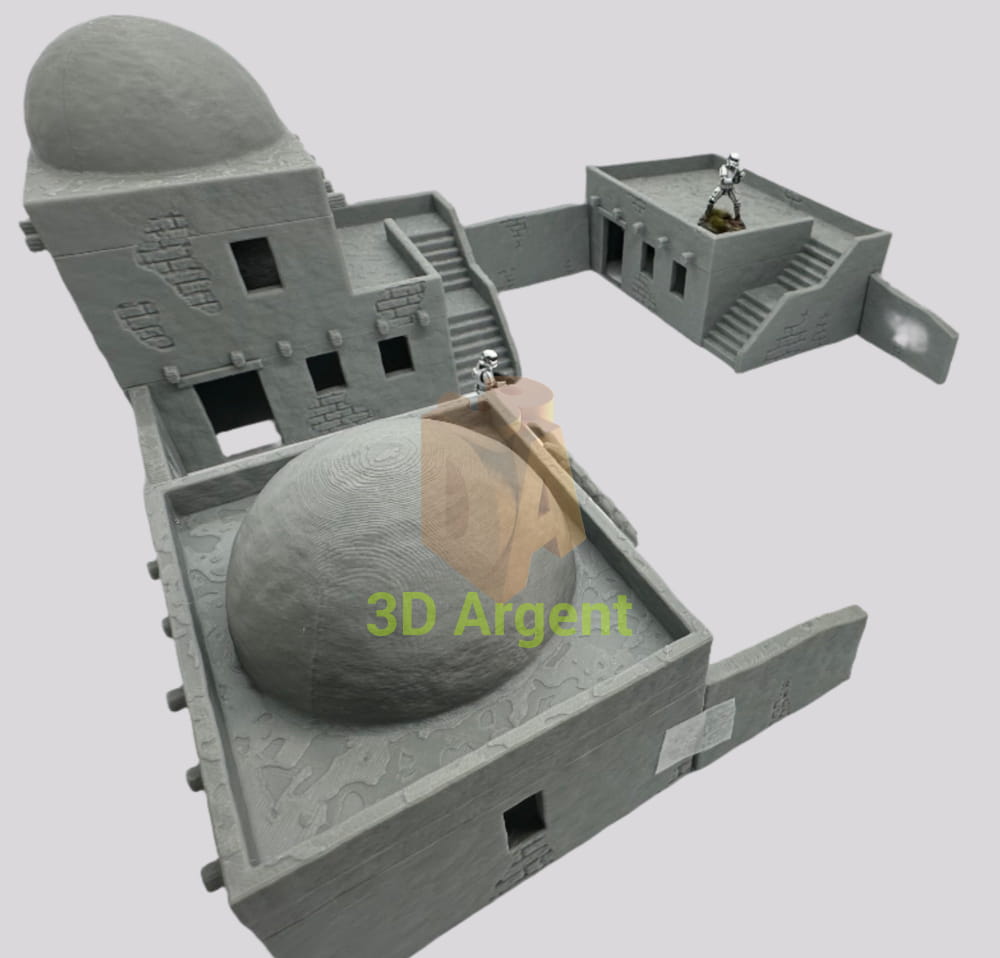 Desert Arabic homestead Buildings Terrain Legion WW2 D&D scifi 28mm wargame Toys & Games:Wargames &