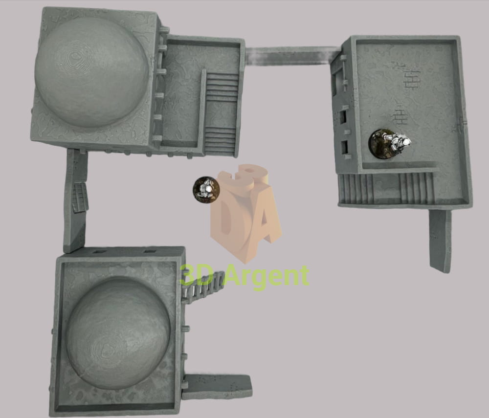 Desert Arabic homestead Buildings Terrain Legion WW2 D&D scifi 28mm wargame Toys & Games:Wargames &