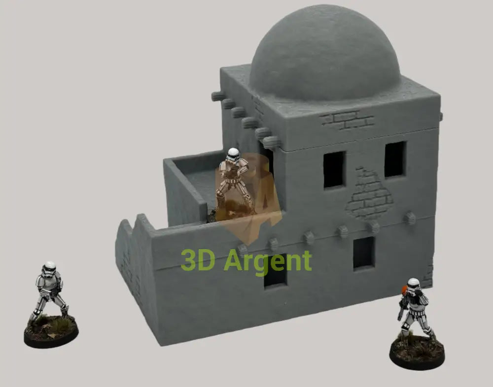 Desert Arabic homestead Buildings Terrain Legion WW2 D&D scifi 28mm wargame Toys & Games:Wargames &