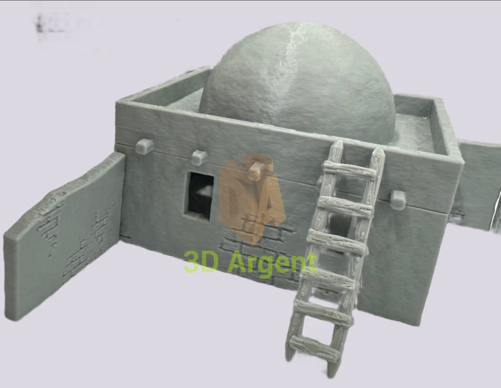 Desert Arabic homestead Buildings Terrain Legion WW2 D&D scifi 28mm wargame Toys & Games:Wargames &