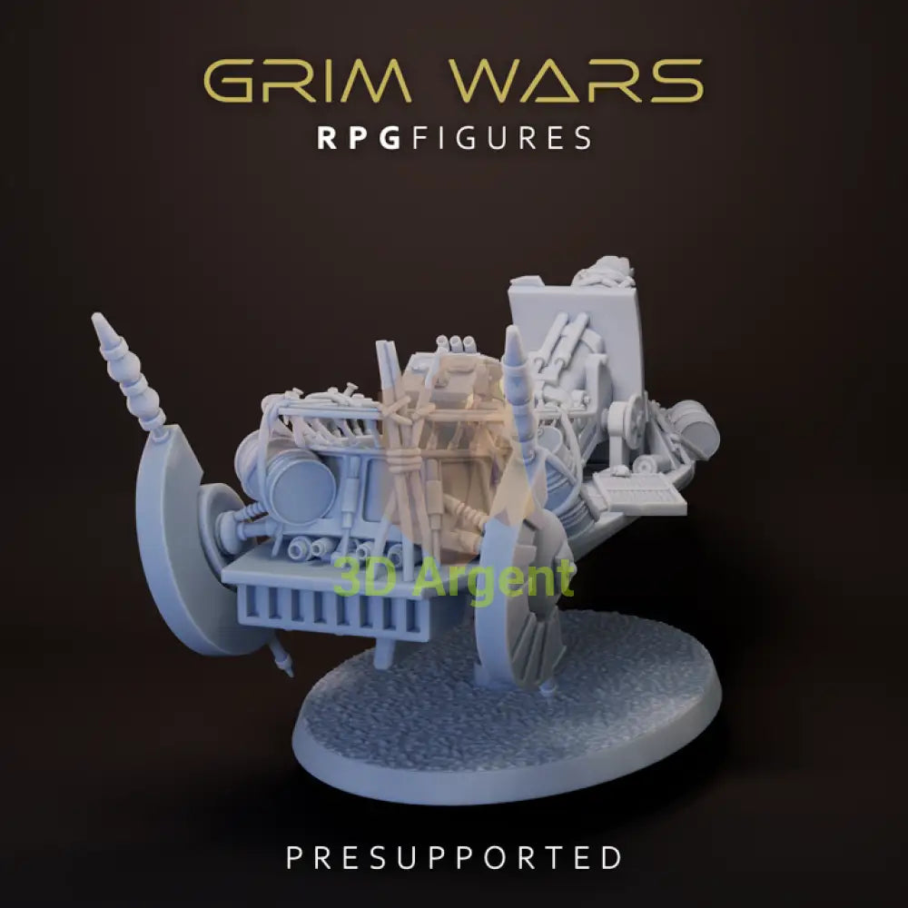 Desert Canoe alternate view - Star Wars Legion Scale 3D Printed Resin Vehicle