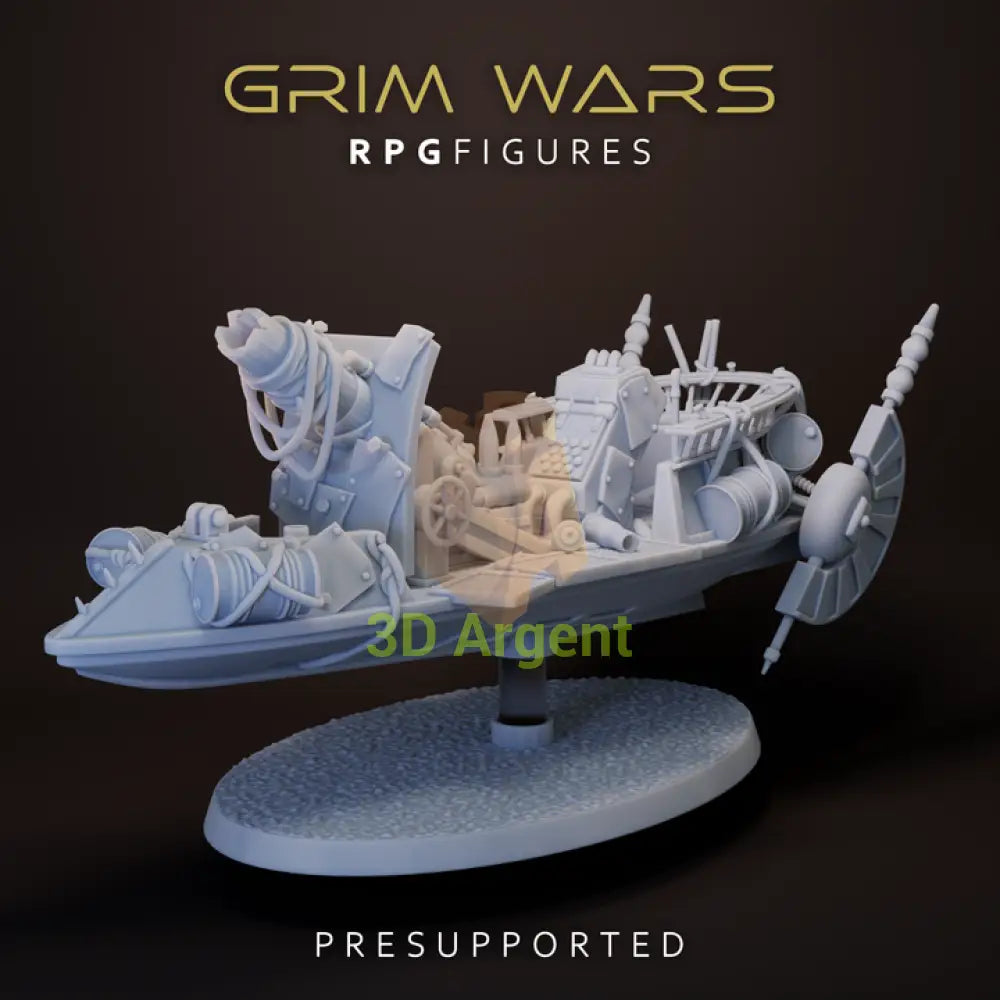 Desert Canoe - Star Wars Legion Scale 3D Printed Resin Vehicle