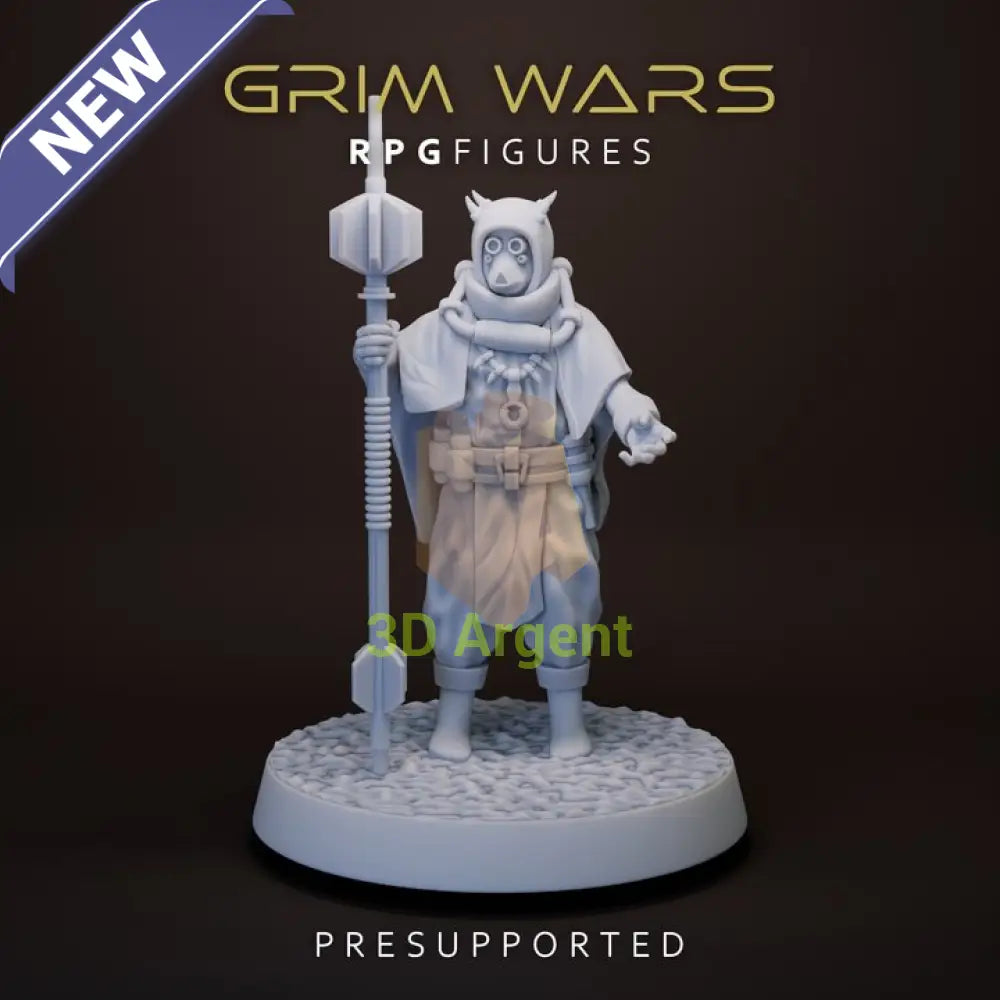 Desert Chieftain - Star Wars Legion Scale 3D Printed Resin Miniature