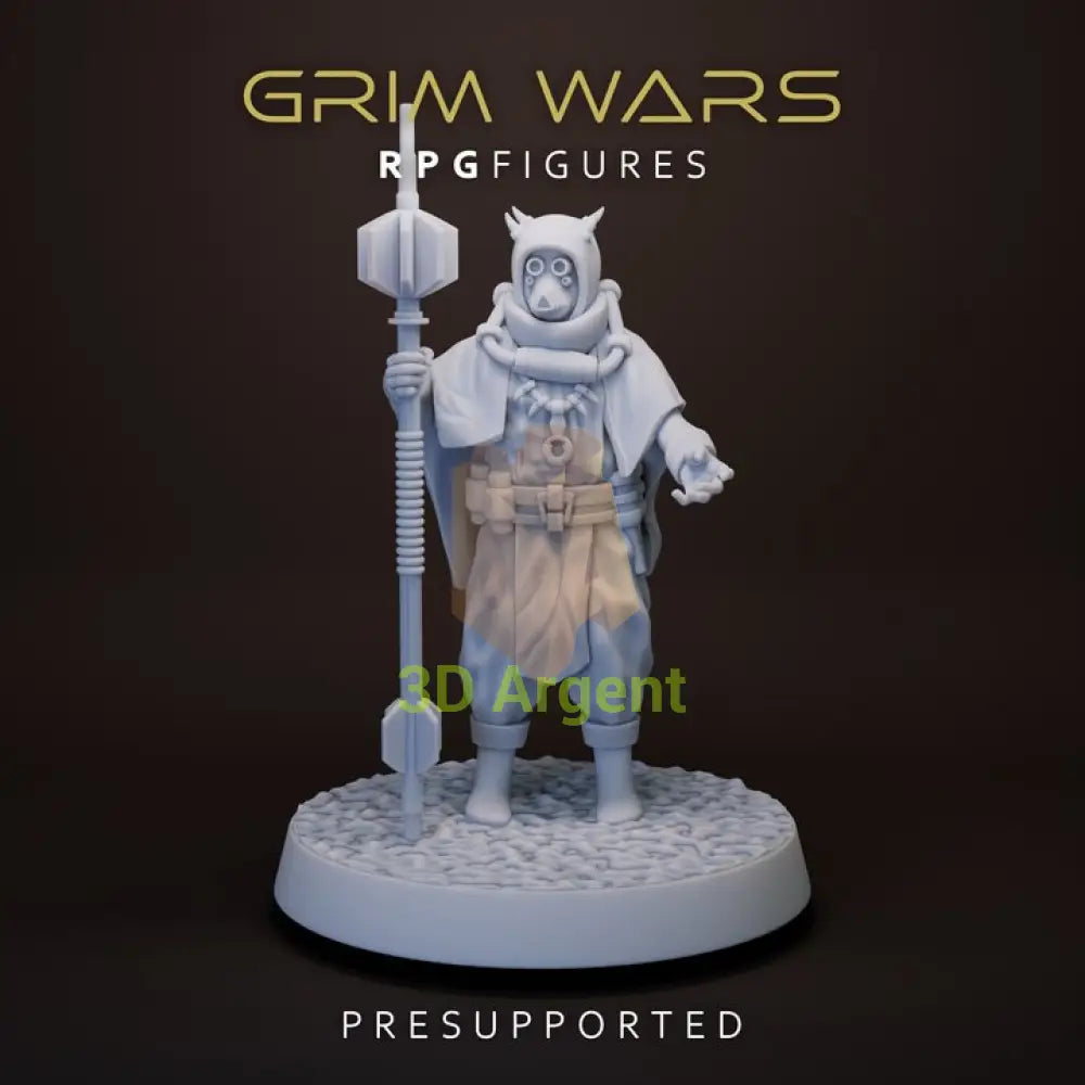 Desert Chieftain - Star Wars Legion Scale 3D Printed Resin Miniature