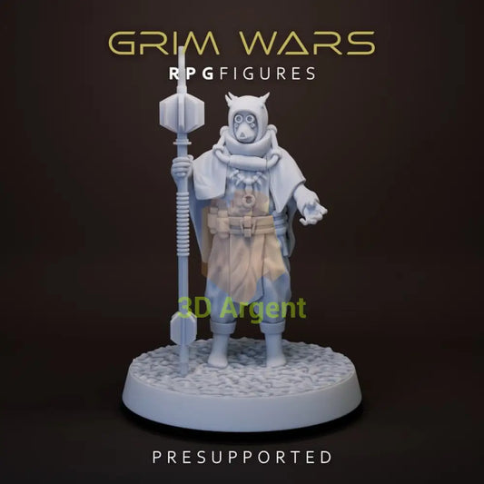 Desert Chieftain - Star Wars Legion Scale 3D Printed Resin Miniature