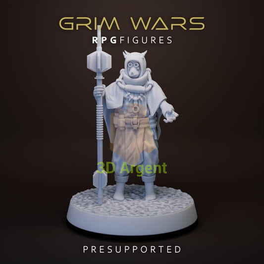 Desert Chieftain - Star Wars Legion Scale 3D Printed Resin Miniature