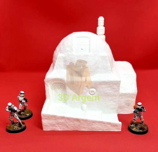 Desert House Garage 28mm Scenery terrain compatible Star Wars Legion 3D Printed Toys & Games:Wargames &