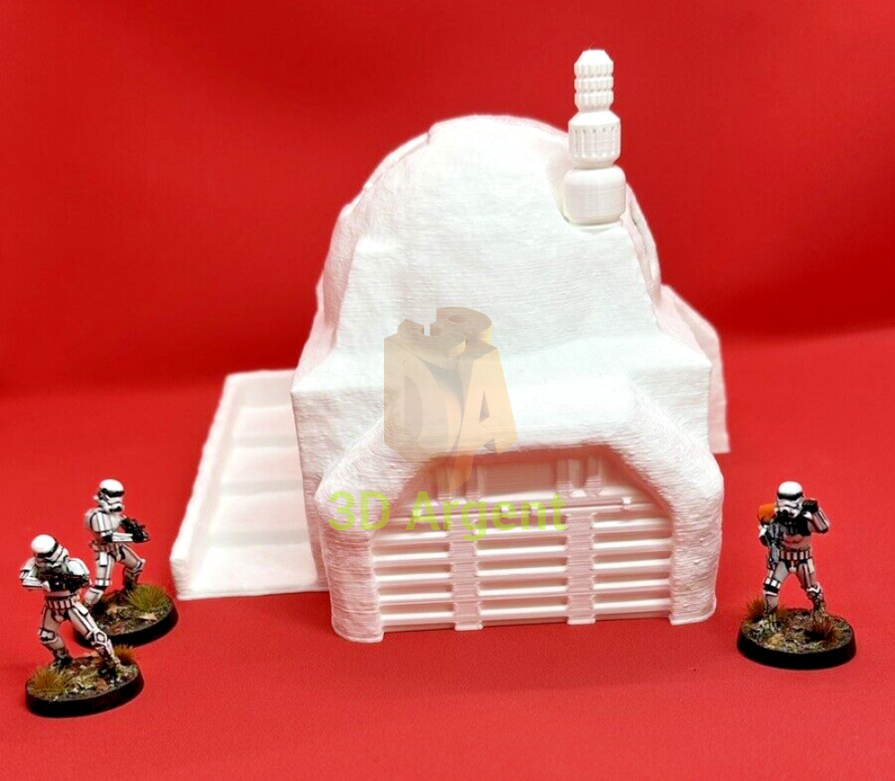 Desert House Garage 28mm Scenery terrain compatible Star Wars Legion 3D Printed Toys & Games:Wargames &