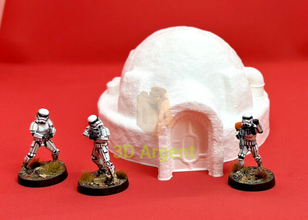 Desert House small 28mm Scenery Terrain compatible Star Wars Legion 3D Printed Toys & Games:Wargames &