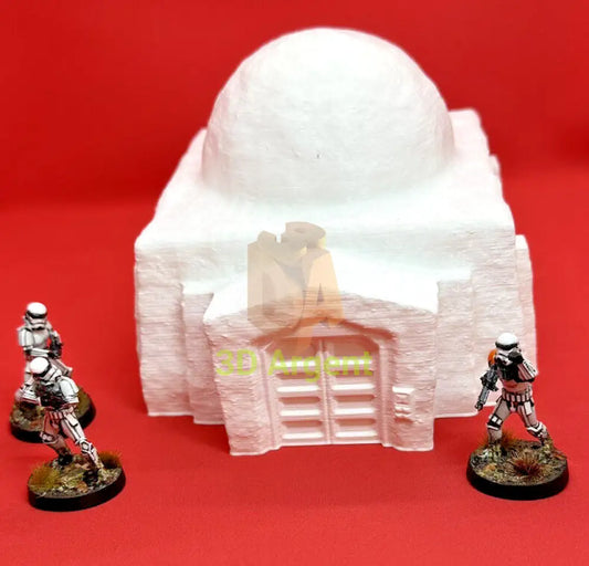 Desert House square 28mm Scenery tabletop SW Legion 3D Printed Toys & Games:Wargames & Role-Playing:Scenery Props &