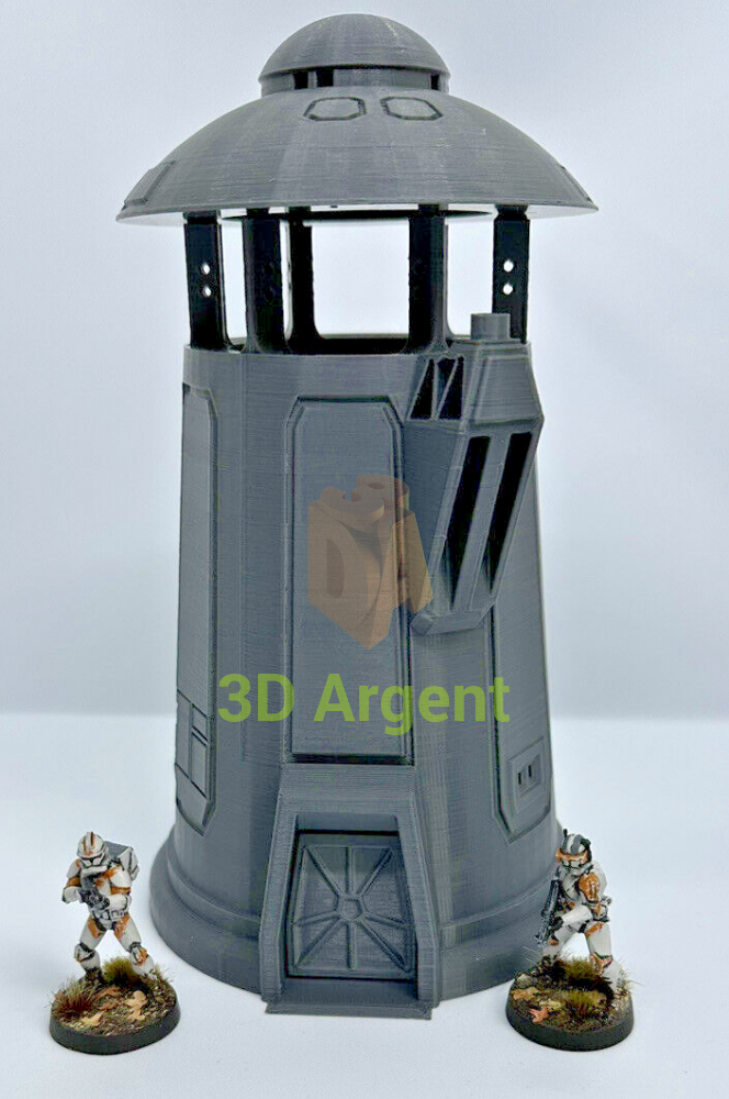 Desert Tower 28mm Scenery Terrain compatible Star Wars Legion 3D Printed Toys & Games:Wargames & Role-Playing:Scenery